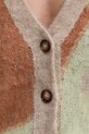 Nanushka cardigan din lana HENNY NW24FWSW44376 bej