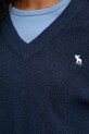 Vlněný svetr Abercrombie & Fitch KI150.4391.200 námořnická modř