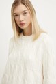 Pulover s dodatkom vune Abercrombie & Fitch bež KI150.4457.178