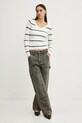 Hollister Co. pulover KI350.4261.104 bej AW24