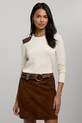 Lauren Ralph Lauren sweter aplikacja beżowy 200940581