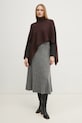 Pedro del Hierro poncho 4968566 marrone AW24