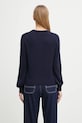 Oblečení Vlněný svetr Maison Kitsuné Bold Fox Head Patch MW00801KT1036 námořnická modř