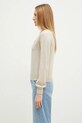 Vuneni pulover Maison Kitsuné Bold Fox Head Patch MW00801KT1036 bež AW24