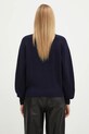 Abbigliamento Maison Kitsuné maglione in lana Bold Fox Head Patch LW00814KT1093 blu navy