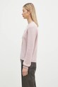 Maison Kitsuné maglione in lana Dressed Fox Intarsia NW00809KH0002 rosa AW24