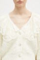 Rotate cardigan Lace Collar Knit beige 113214269
