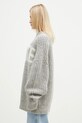 Вовняний светр Rotate Knitted Logo 1137491789 сірий AW24