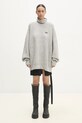 Vuneni pulover Rotate Turtleneck 113128039 siva