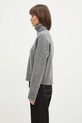 Шерстяной свитер Sporty & Rich SRC Wool Turtleneck WS064512302GY03 серый AW24