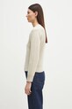 Sporty & Rich sweter wełniany SRC Wool WS006514302CR01 beżowy AW24