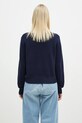 Odzież Sporty & Rich sweter kaszmirowy SRC Wool Cashmere WS012506302BL32 granatowy