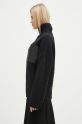 JW Anderson maglione in lana Leather Patch Pocket Jumper KW1292.YN0367.999 nero AW24