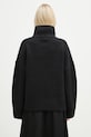 Odzież JW Anderson sweter wełniany Leather Patch Pocket Jumper KW1292.YN0367.999 czarny