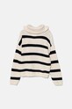 Дитячий бавовняний светр Tommy Hilfiger KG0KG08134.9BYH бежевий AW24