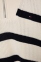 Djevojčice Dječji pamučni pulover Tommy Hilfiger KG0KG08134.9BYH bež