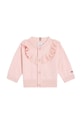 Tommy Hilfiger kardigan bawełniany niemowlęcy pozostałe różowy KN0KN01847.9BYH