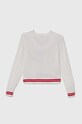 Dievča Obojstranný sveter s prímesou vlny Guess J4YR05.Z3FV0.9BYH biela