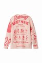 Девочка Детский кардиган Desigual 24WGJF06 розовый