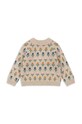Konges Sløjd kardigan wełniany dziecięcy BELOU KNIT CARDIGAN KS101424 beżowy AW24