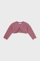 Mayoral pulover pentru copii din amestec de lana uni roz 308.4B.Baby.9BYH