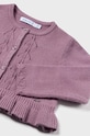 Mayoral kardigan niemowlęcy 2326.4D.Baby.9BYH fioletowy AW24