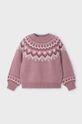 Mayoral sweter z domieszką wełny dziecięcy z domieszką wełny różowy 4358.6E.Mini.9BYH