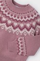 Mayoral pulover pentru copii din amestec de lana 4358.6E.Mini.9BYH roz AW24