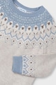 Mayoral sweter z domieszką wełny dziecięcy 4358.6E.Mini.9BYH niebieski AW24
