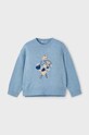 Mayoral sweter z domieszką wełny dziecięcy z domieszką wełny niebieski 4359.6F.Mini.9BYH