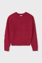 Mayoral sweter z domieszką wełny dziecięcy z domieszką wełny bordowy 7303.8B.Junior.9BYH