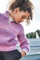 Mayoral sweter dziecięcy fioletowy 7307.8E.Junior.9BYH