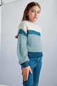 Mayoral sweter dziecięcy 7309.8F.Junior.9BYH niebieski