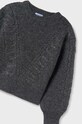 Mayoral sweter z domieszką wełny dziecięcy 7310.8G.Junior.9BYH szary AW24