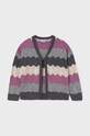 Детский кардиган Mayoral 7314.8E.Junior.9BYH фиолетовой AW24