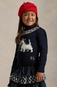 Детский хлопковый свитер Polo Ralph Lauren остальные тёмно-синий 312950806001