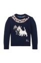 Polo Ralph Lauren pulover de bumbac pentru copii 312950806001 bleumarin AW24