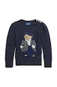 Otroški bombažen pulover Polo Ralph Lauren 312951750001 mornarsko modra AW24