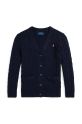 Detský bavlnený kardigan Polo Ralph Lauren 313950765001 tmavomodrá AW24