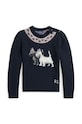 Polo Ralph Lauren pulover de bumbac pentru copii 313950806001 bleumarin AW24