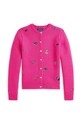 Dětský vlněný kardigan Polo Ralph Lauren vlna růžová 313950809001