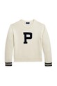 Детский хлопковый свитер Polo Ralph Lauren 313950814001 бежевый AW24