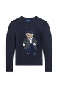 Polo Ralph Lauren sweter bawełniany dziecięcy 313951750001 granatowy AW24