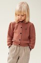 Otroška volnena jopica Liewood Jane Knit Cardigan Srednje debeline roza LW19163