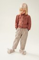 Otroška volnena jopica Liewood Jane Knit Cardigan LW19163 roza