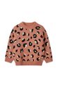 Liewood sweter wełniany dziecięcy Orlane Intarsia Knit Jumper LW19545 różowy AW24