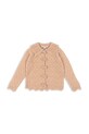 Детский шерстяной кардиган Konges Sløjd SMILLA KNIT CARDIGAN KS102108 оранжевый AW24