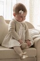 Дитячий бавовняний кардиган Mayoral Newborn інші бежевий 307.2L.Newborn.9BYH