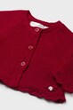 Mayoral Newborn cardigan per neonati in misto lana 2301.2D.Newborn.9BYH rosso AW24