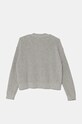 Детский хлопковый свитер Calvin Klein Jeans IG0IG02647.9BYH. серый AW24